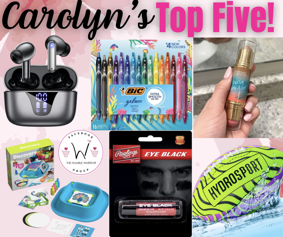 Carolyn’s Top Five!